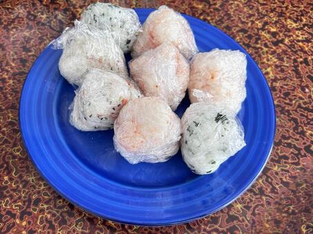 おにぎり おにぎり,手作りおにぎり,おむすびの写真素材