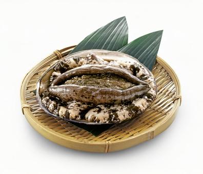 あわび一個 あわび一個 あわび,鮑,鰒の写真素材