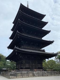 京都・東寺の五重塔 京都・東寺の五重塔 真言宗,教王護国寺,世界文化遺産の写真素材