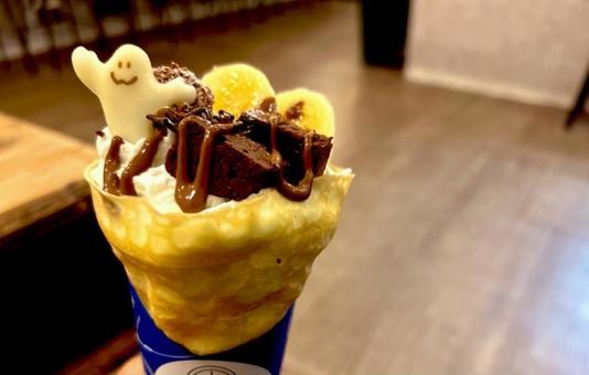 クレープ チョコ バナナ クレープ チョコ バナナ クレープ,チョコ,バナナの写真素材