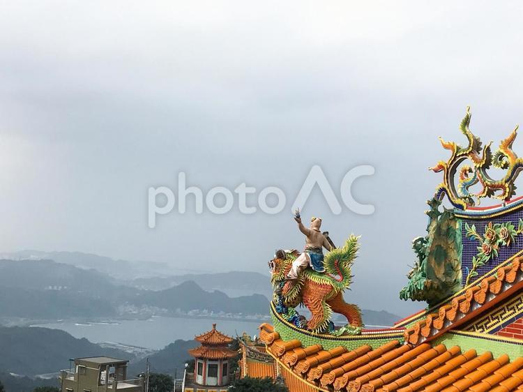 九份霞海城隍廟 九份,九份霞海城隍廟,台湾の写真素材