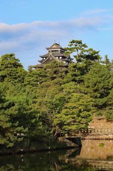 現存天守松江城26 宇賀橋 現存天守松江城26 宇賀橋 松江城,現存天守,お城の写真素材