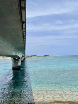 橋と海 橋と海の写真