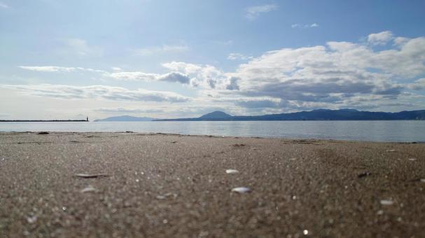 青い空と穏やかな海③ 青い空と穏やかな海③ 海,波,白波の写真素材