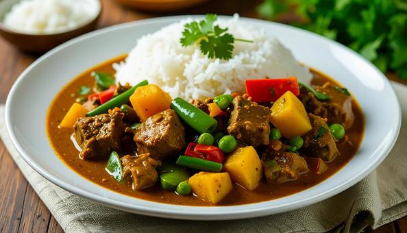 夏野菜カレー 夏野菜カレーの写真