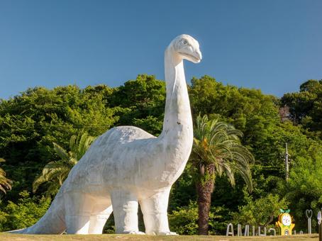 しまなみビーチ しまなみビーチ,因島アメニティ公園,ザウルくんの写真素材