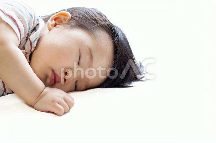 赤ちゃんの寝顔 寝顔,昼寝,子供の写真素材