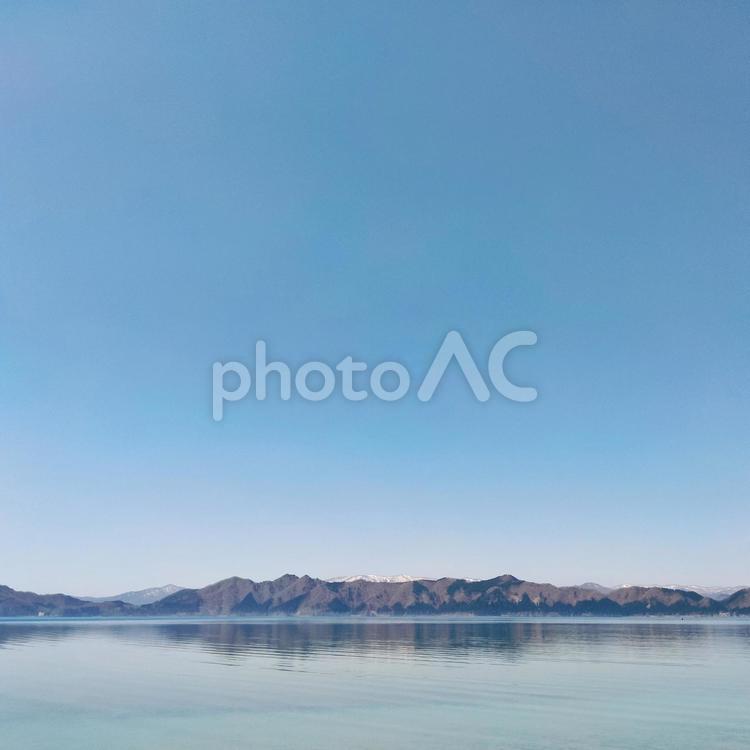 田沢湖の風景 2024 田沢湖,淡水湖,景勝地の写真素材