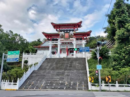花蓮忠烈祠(旧花蓮港神社)  花蓮忠烈祠,旧花蓮港神社,忠烈祠の写真素材