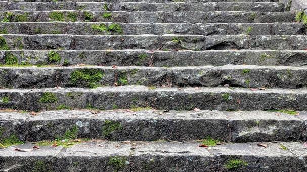 石の階段 石,階段,景色の写真素材