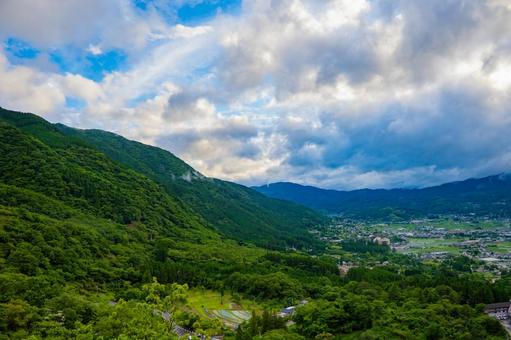 夏の由布岳 大分 夏の由布岳 大分の写真