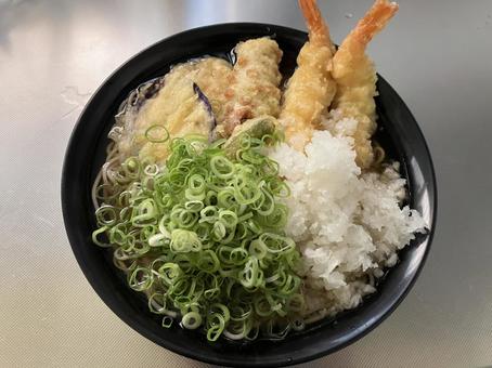 手作りうどん 手作りうどん うどん,手作り,天ぷらの写真素材