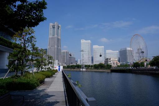 みなとみらいの風景 みなとみらいの風景 みなとみらい,横浜,神奈川の写真素材