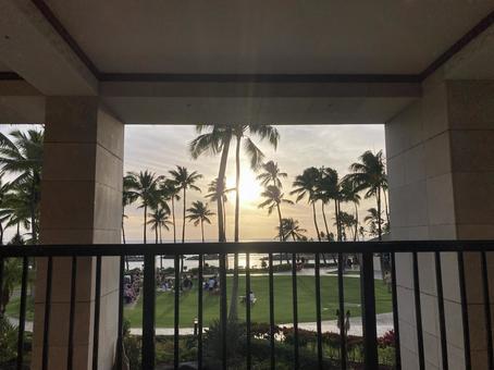 ハワイの夕日B ハワイの夕日Bの写真