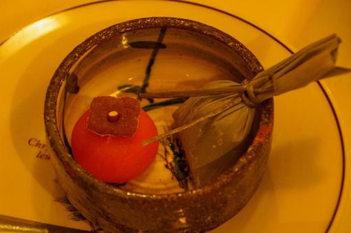 かわいい小さな和菓子のセット 夜,屋内,食べ物の写真素材