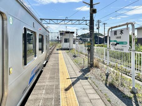 【宮城県】槻木駅（東北本線、阿武隈急行） 槻木駅,槻木,駅の写真素材