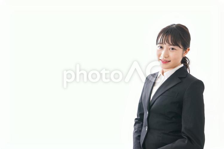 笑顔のビジネスウーマン 笑顔,ビジネスウーマン,キャリアウーマンの写真素材