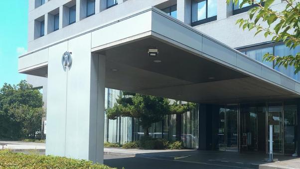 加須市役所 市庁舎 埼玉県加須市 加須市役所,市庁舎,加須市の写真素材