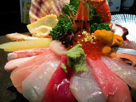 海鮮丼 魚,美味しい,食べ物の写真素材