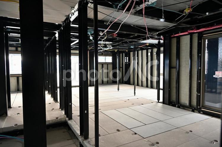 新築工事中の現場 新築,新築アパート,集合住宅の写真素材