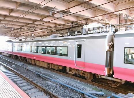 特急ひたち 特急ひたち,特急ときわ,電車の写真素材