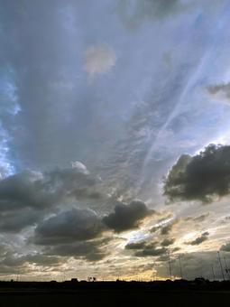 夕空_雲_そら 夕空_雲_そらの写真