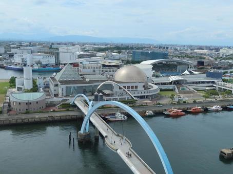 Port of Nagoya Public Aquarium panoramic view, JPG