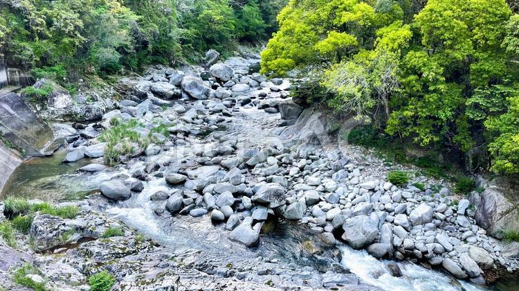 雄淵雌淵公園の奇石渓谷美 雄淵雌淵公園,佐賀市,古湯温泉の写真素材