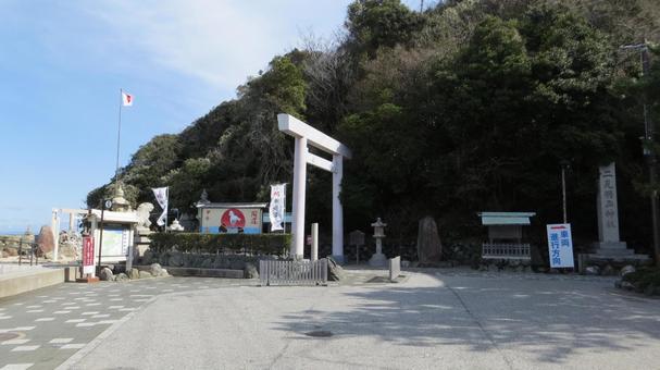 二見興玉神社 二の鳥居 社標 二見興玉神社 二の鳥居 社標 二見興玉神社,夫婦岩,神社の写真素材