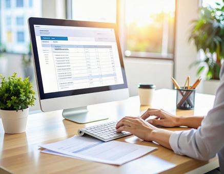 在宅ワークの写真