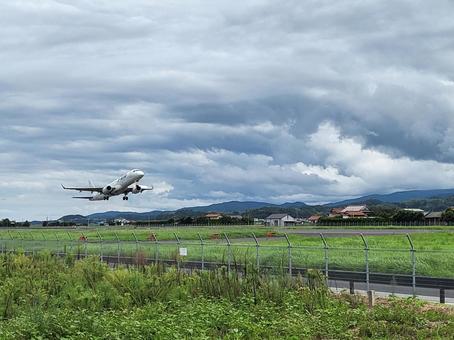 さあ行こう さあ行こう 飛行機,飛ぶ,空の写真素材