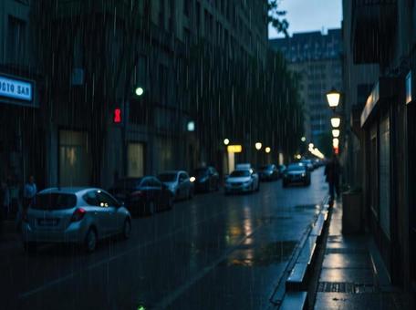 雨 雨の写真