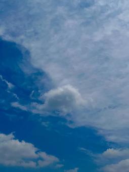 青空と雲 素材 青空と雲 素材の写真