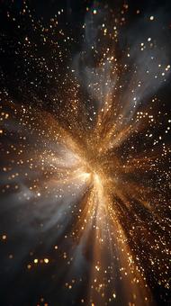 幻想的な光の爆発を表現した背景 幻想的な光の爆発を表現した背景の写真