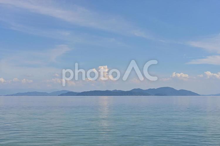 夏の秋田の日本海 秋田,日本海,夏の写真素材