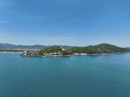 兵庫県赤穂市 赤穂市の風景 兵庫県赤穂市 赤穂市の風景 赤穂市の風景,海,海面の写真素材