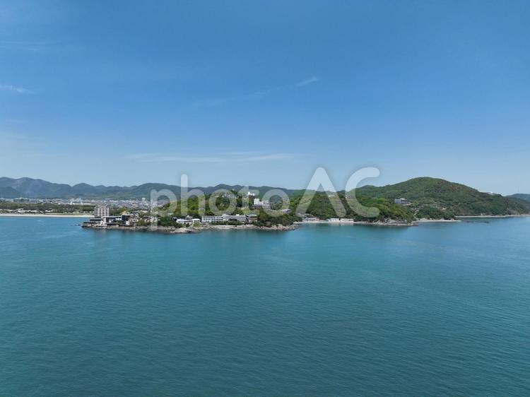 兵庫県赤穂市　赤穂市の風景 赤穂市の風景,海,海面の写真素材
