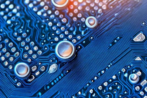 人工知能が動いているような電子回路 人工知能が動いているような電子回路 半導体,集積回路,電子機器の写真素材