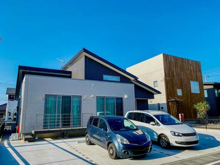 One-story detached house with parking space, JPG One-story detached house with parking space, casa, única casa da família, bangalô, JPG