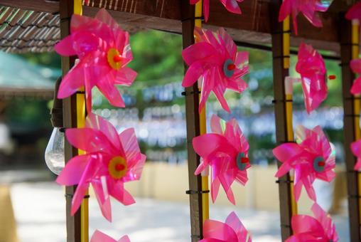 水無瀬神宮のかざぐるま 水無瀬神宮のかざぐるまの写真
