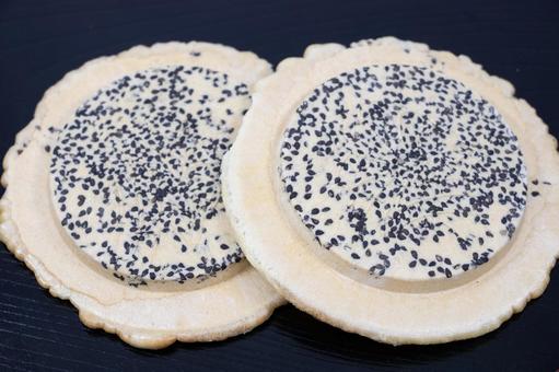 Photo, southern crackers, sesame, pancakes, 