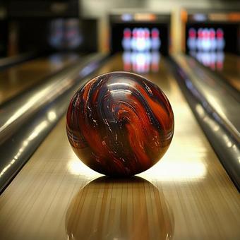 かっこいいボーリングの玉の写真