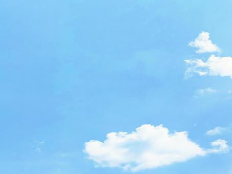 青空と雲 青空と雲の写真