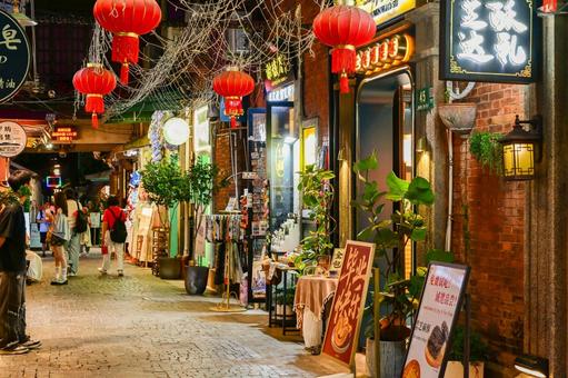 Photo, tianzifang, shanghai, townscape, 