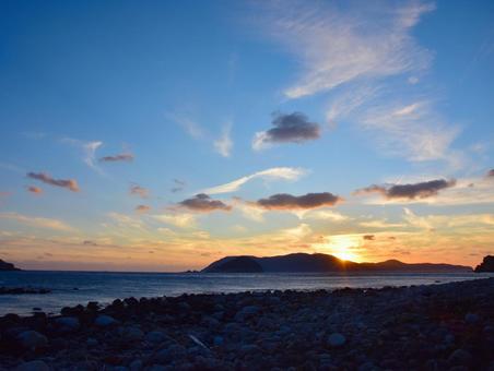 夕景 夕景,夕焼け,夕暮れの写真素材