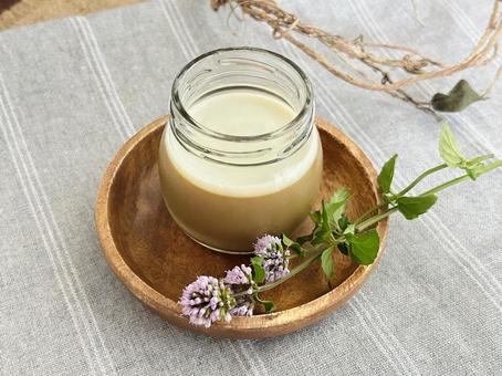 ミルクティーゼリー ミルクティー,ゼリー,ゼラチンの写真素材