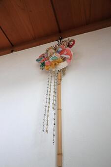 ちょっとお洒落な熊手 熊手,縁起熊手,縁起物の写真素材