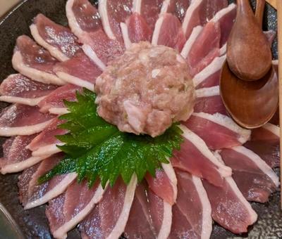 鴨鍋パーティー 鴨鍋,鴨,肉の写真素材