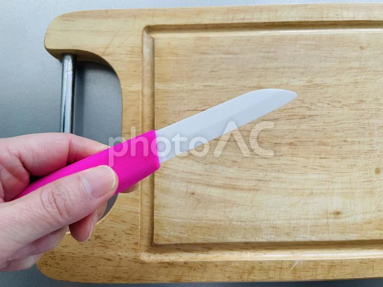 セラミック　ペティナイフ セラミック包丁,包丁,ペティナイフの写真素材