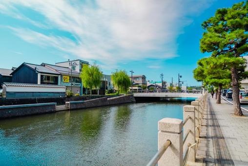 【島根】松江の街並みの写真